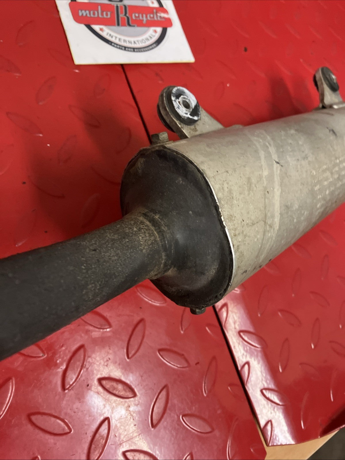 Honda CR250R 1991 OEM exhaust silencer muffler
