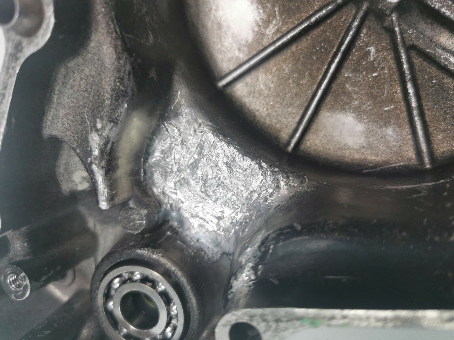 Honda CR80R 1985 right crankcase clutch cover 1984