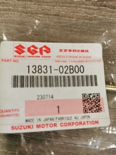 NOS SUZUKI DR250 1990 - 1993 DR250SE DR350 RM125 RM250 BOLT WING 13831-02B00 S51