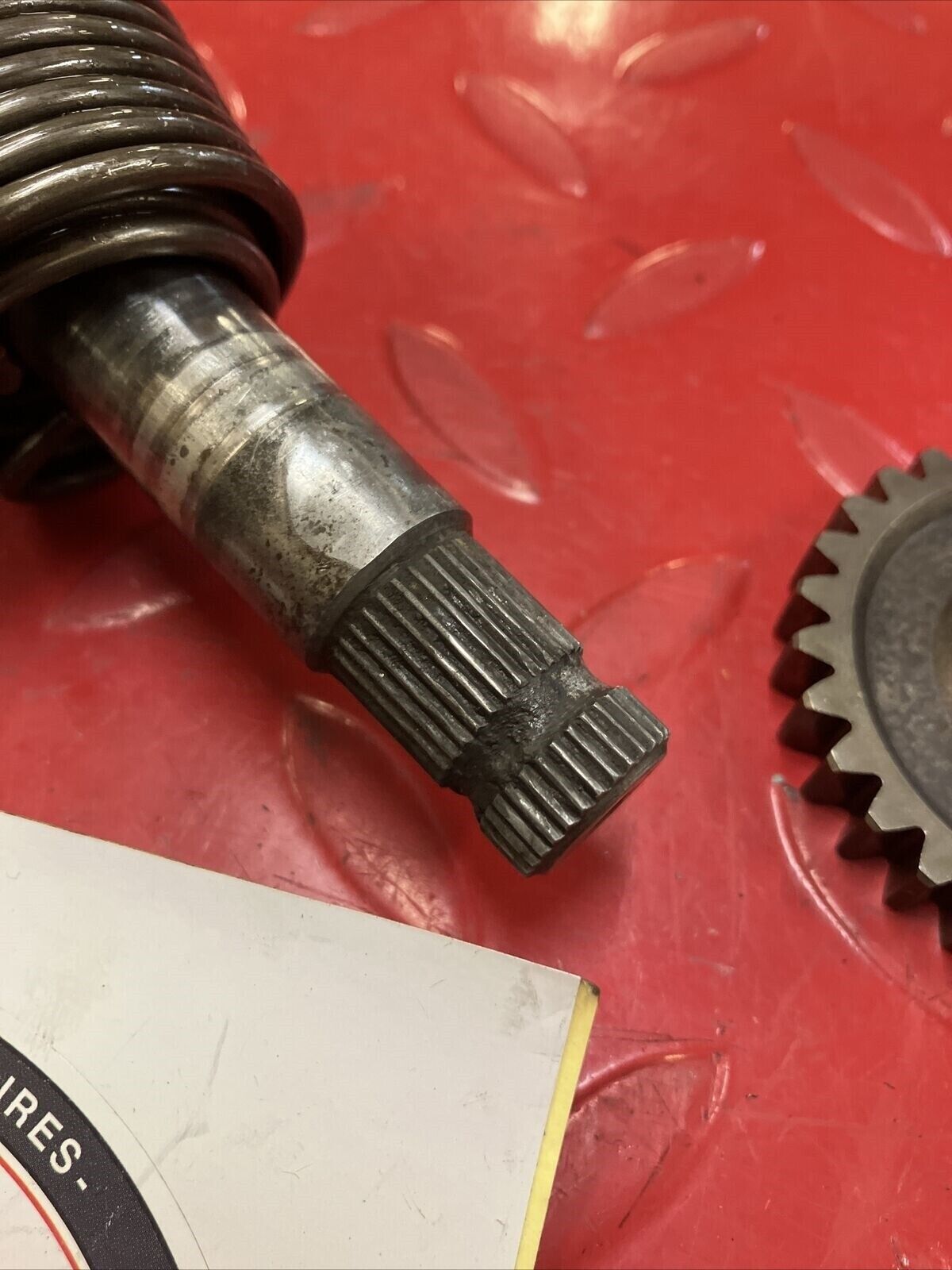 Honda XR80R 1986 kickstarter kick starter spindle shaft idle gear spring