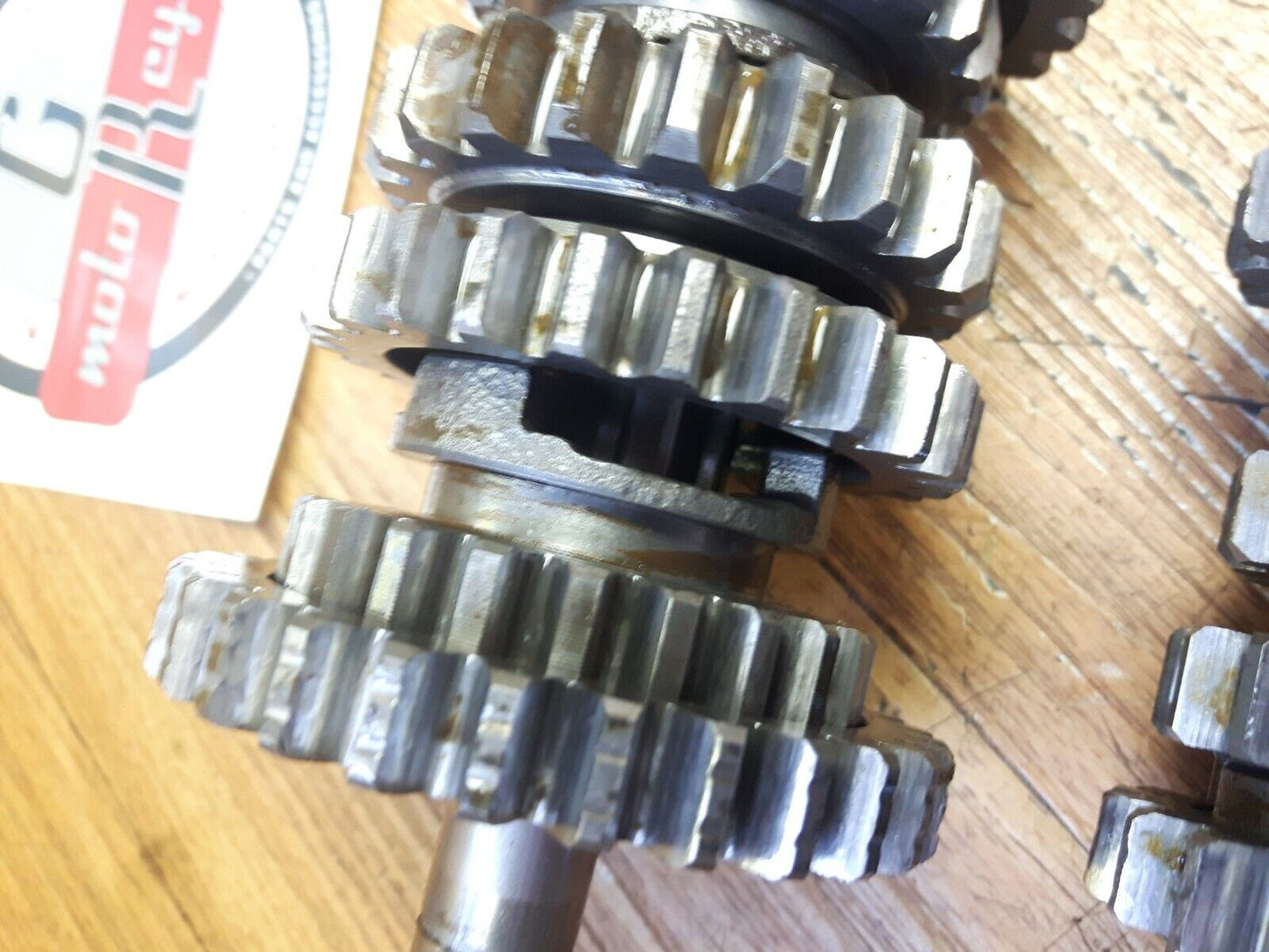 Yamaha YZ125 1986 tranny transmission input ouput main counter shaft drive axle