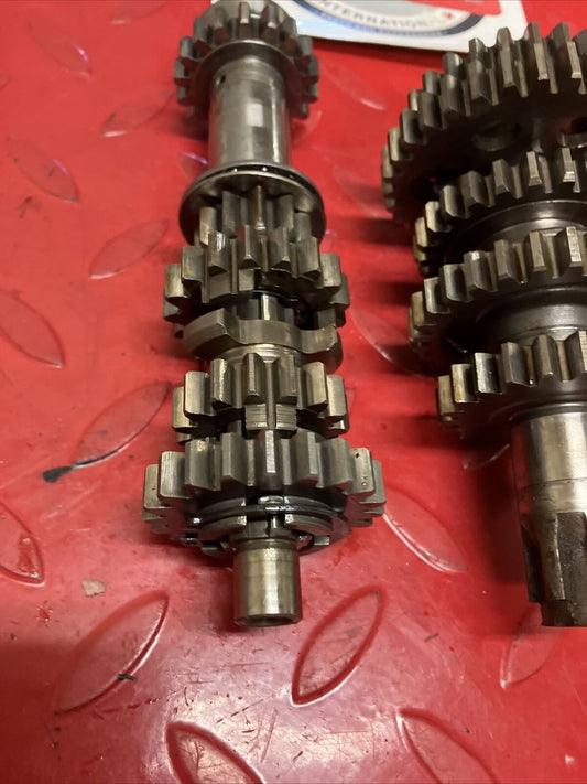 Suzuki RV90 1973 transmission mainshaft countershaft gear