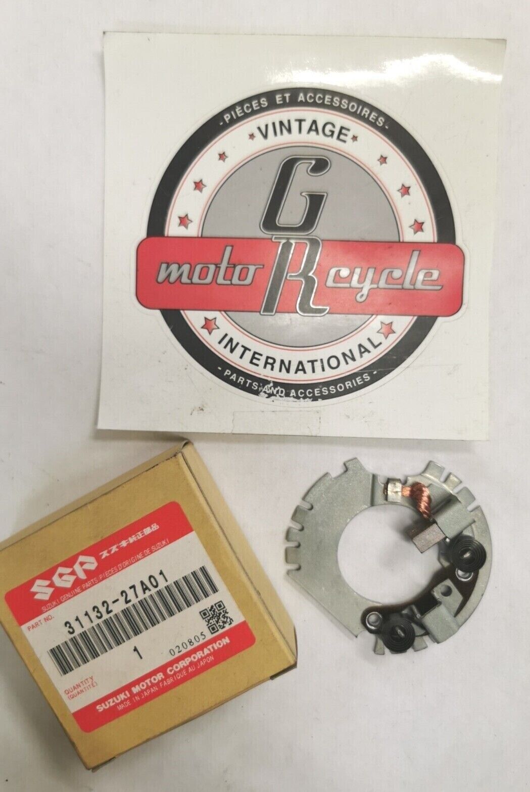 NOS SUZUKI GZ250 GS500F AN650 GS1150 GS450L BRUSH HOLDER 31132-27A01 S24