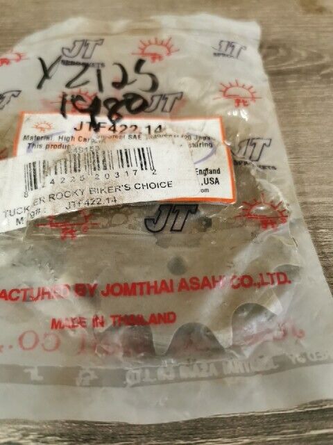 NOS JT KDX175 KX125 DS185 TC125 YZ125 Steel Front Sprocket 14T JTF422.14 J58