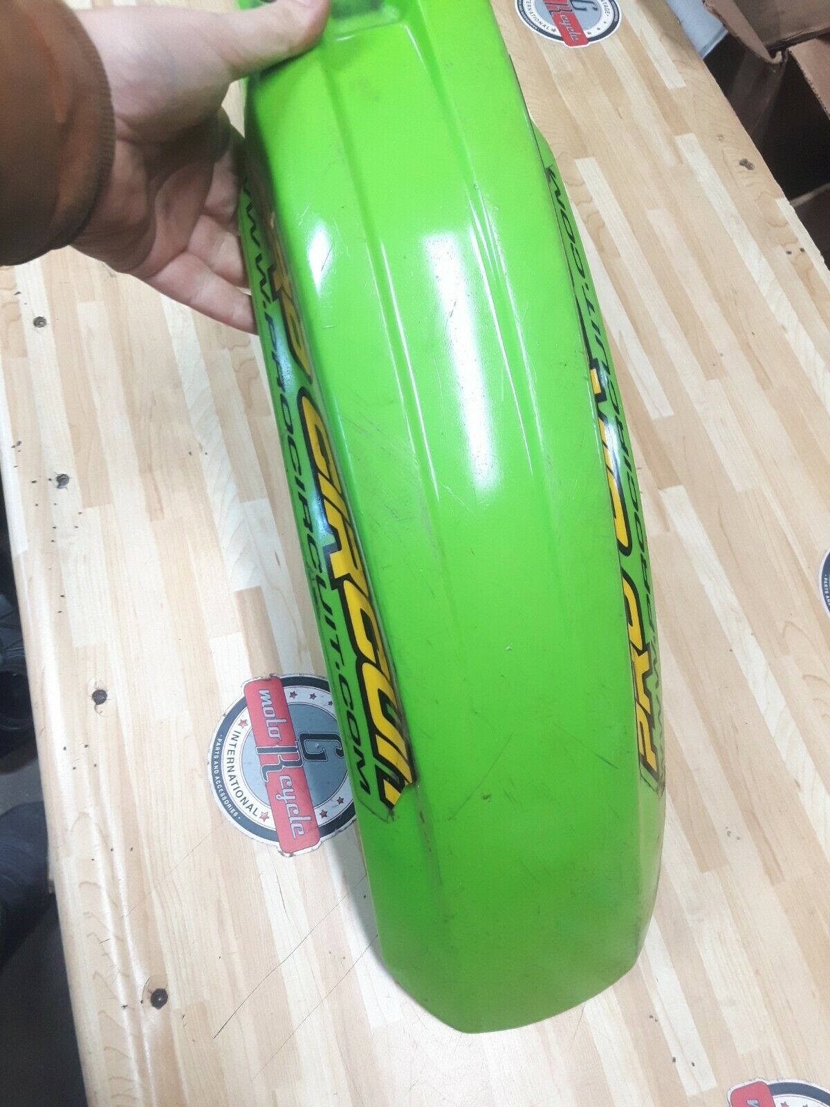 Kawasaki KX250 1993 front fender platic fairing KX125 KX500
