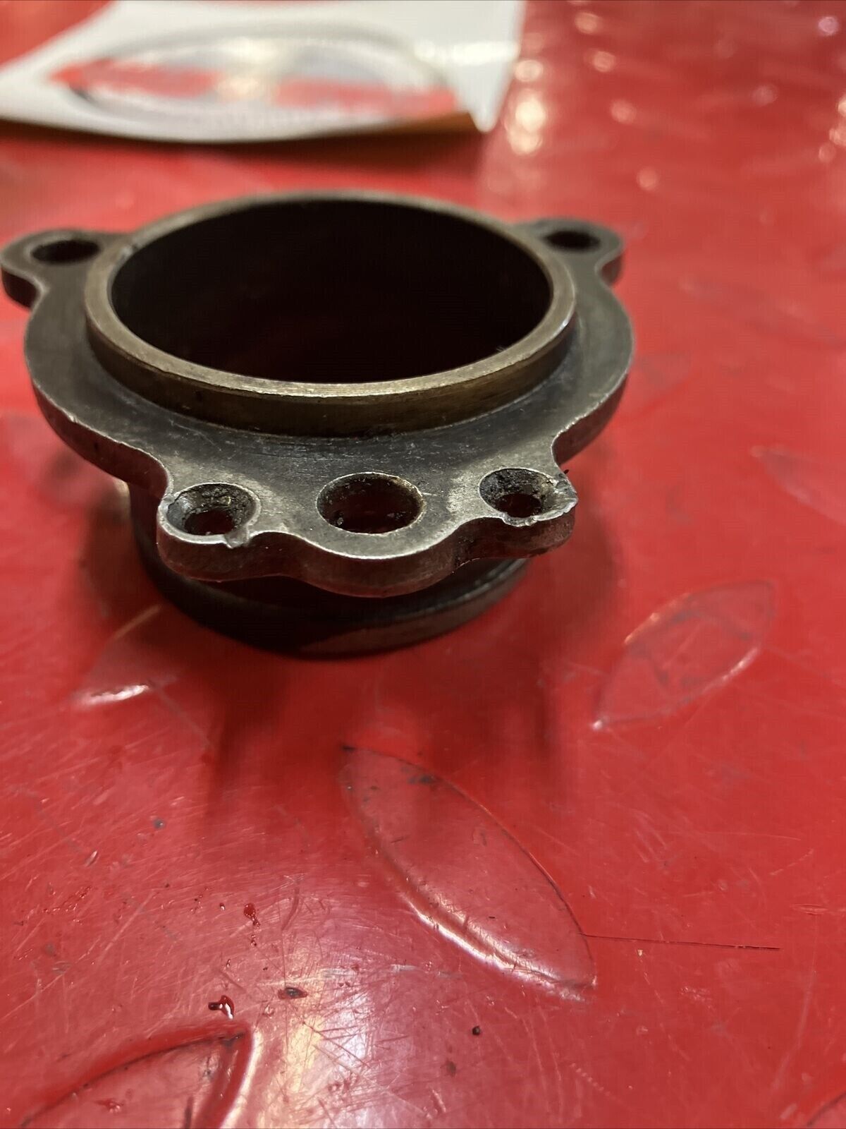 Honda CR250R 1988 pipe exhaust manifold flange joint 1986 2