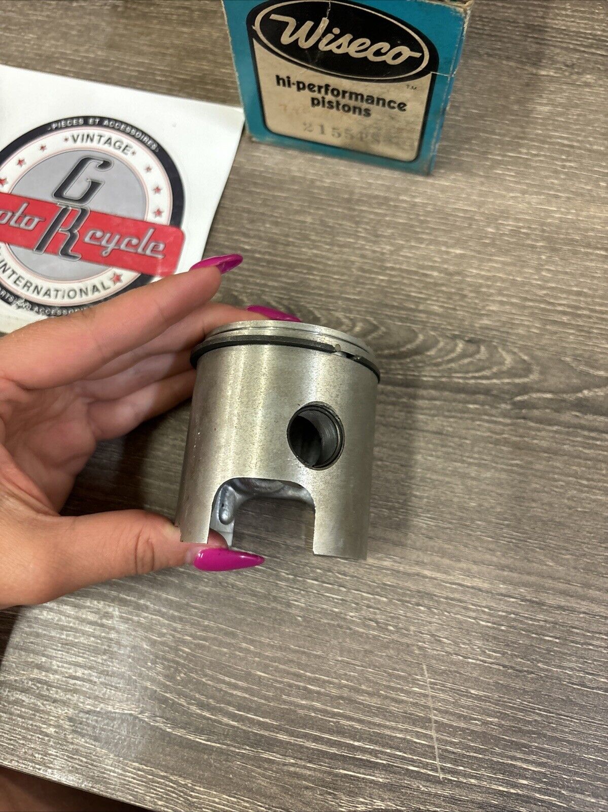 NOS WISECO SKI-DOO ROTAX 340 TNT OLYMPIC PISTON MISSING 1 RING 2155PS J62
