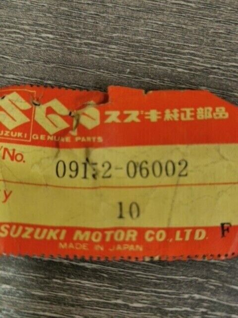 NOS SUZUKI AS50 A100 DR370 F70 NUT 09152-06002 S39