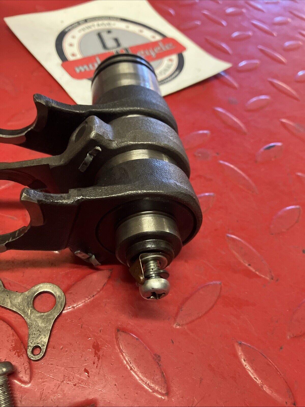 Kawasaki G4TR 1973 transmission gearshift gear shift drum cam forks 13239-005