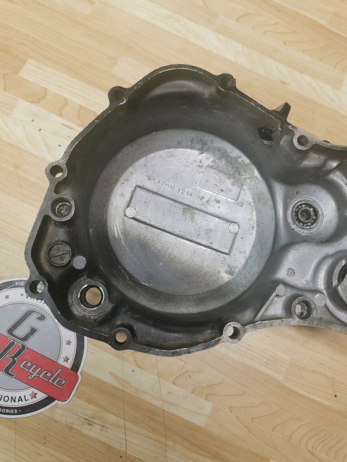 Yamaha YZ125 1985 left crankcase clutch cover 1983 1984