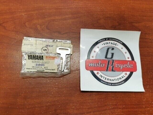 NOS Yamaha 1987 30H BLANK KEY 1217 90890-55807-00 Y111