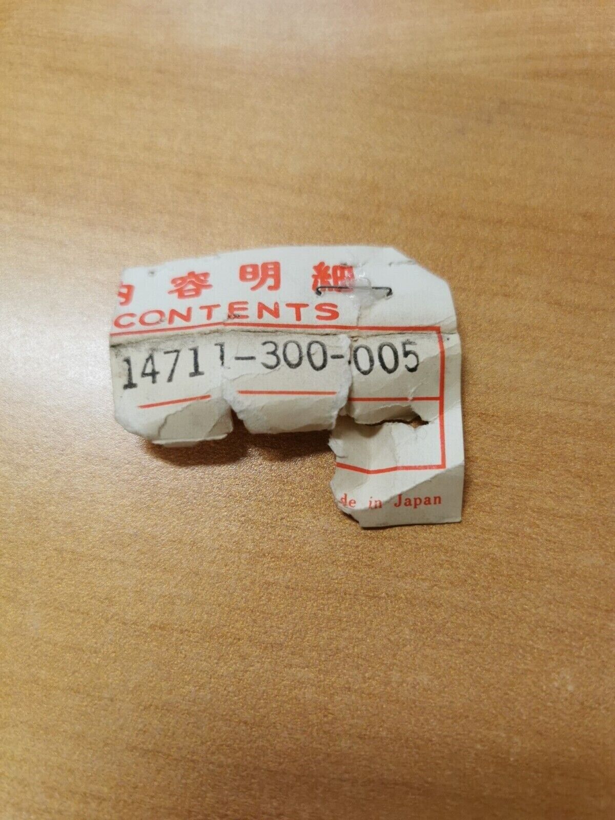 NOS HONDA CB750 VALVE IN (MITSUBISHI) 14711-300-005 (#1) H20