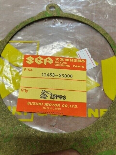 NOS Suzuki 1973 - 1977 TC100 TS100 MAGNETO COVER GASKET 11483-25000 S32