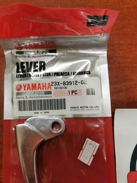 NEW NOS Yamaha YZ60 YZ100 YZ125 MX100 XT250 YFM80 LEVER 23X-83912-02-00 Y107