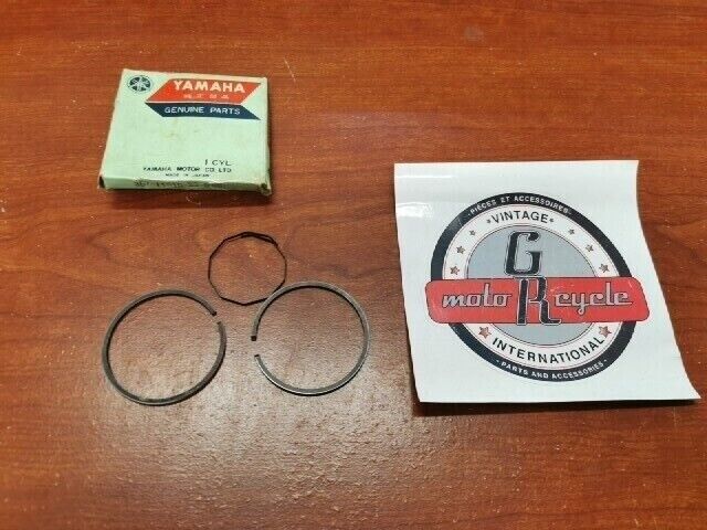 NEW NOS Yamaha GT80 MX80 TY80 PISTON RING SET 2ND O/S 0.50 367-11610-20-00 Y109