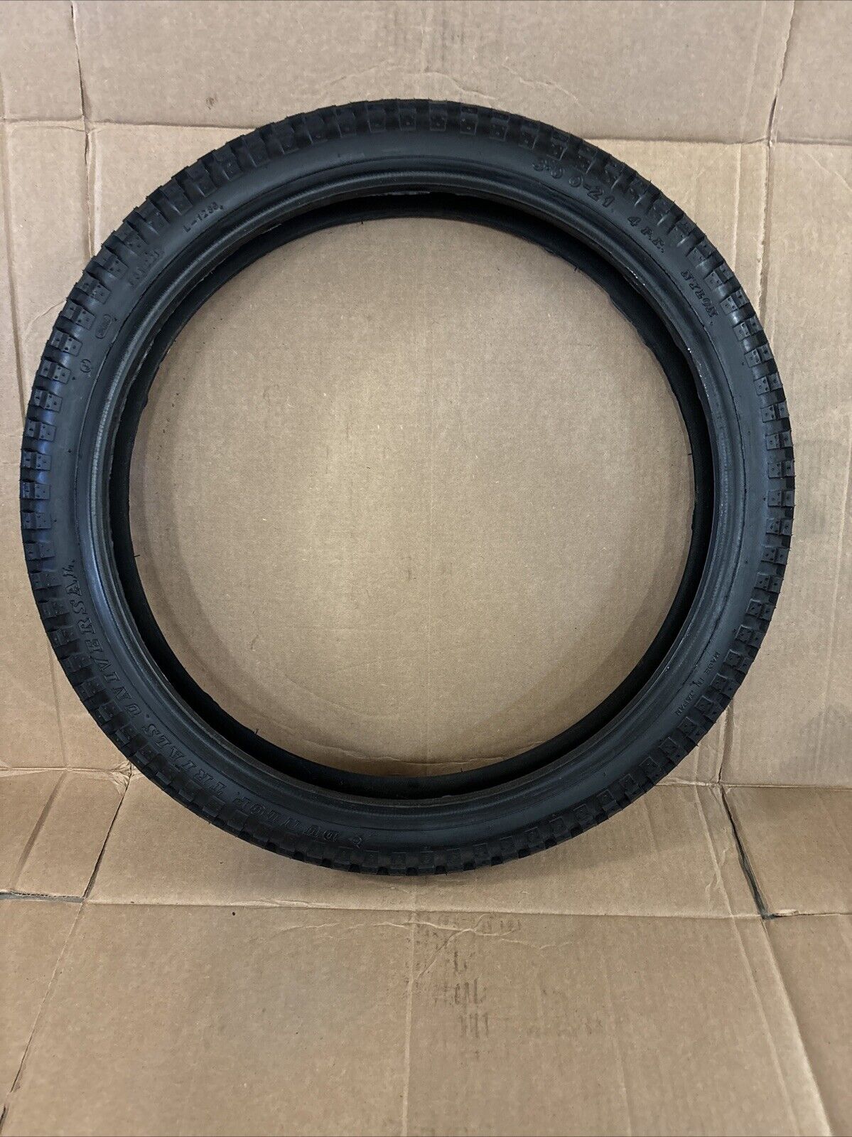 NOS DUNLOP TRIALS UNIVERSAL TIRE 3.00X21