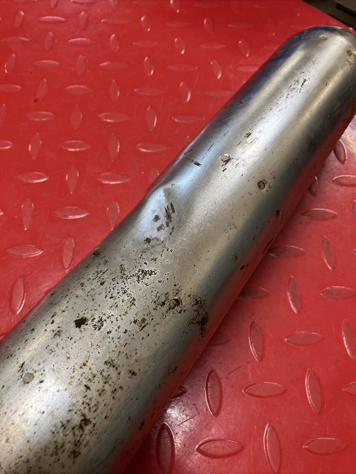 Yamaha RD400 1977 right exhaust pipe silencer 1976 1978 2