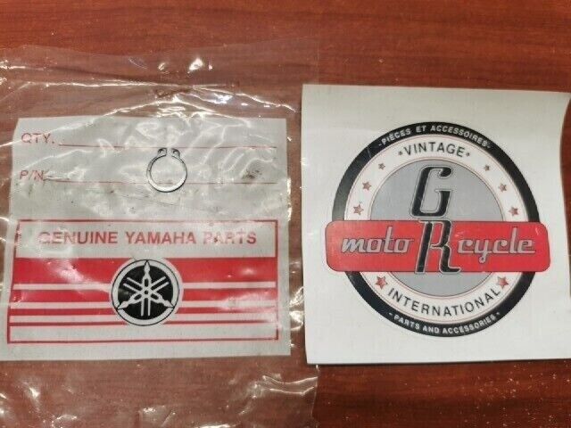 NOS Yamaha AT1 FS1 FS50 CIRCLIP 93410-15005-00 SUB 99009-15400-00 Y136