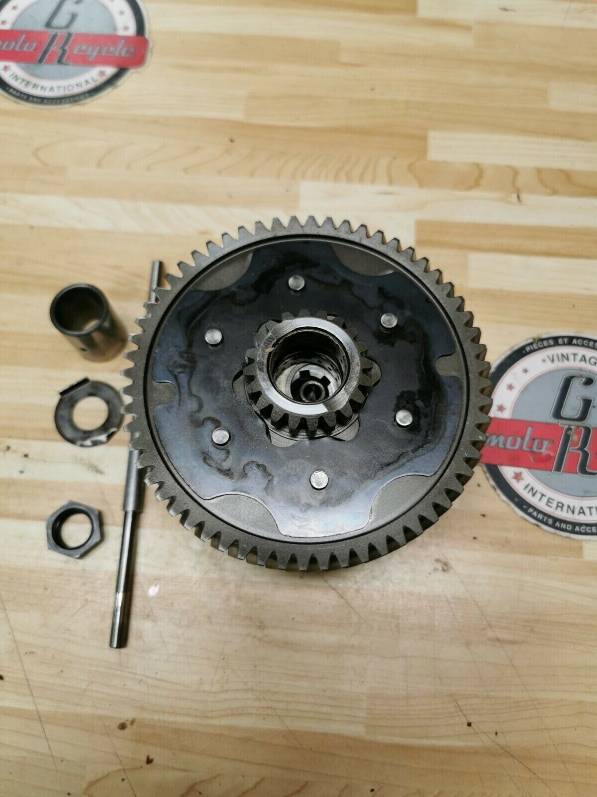 Suzuki DR100 1985 complete clutch basket hub pressure plate 21200-05863
