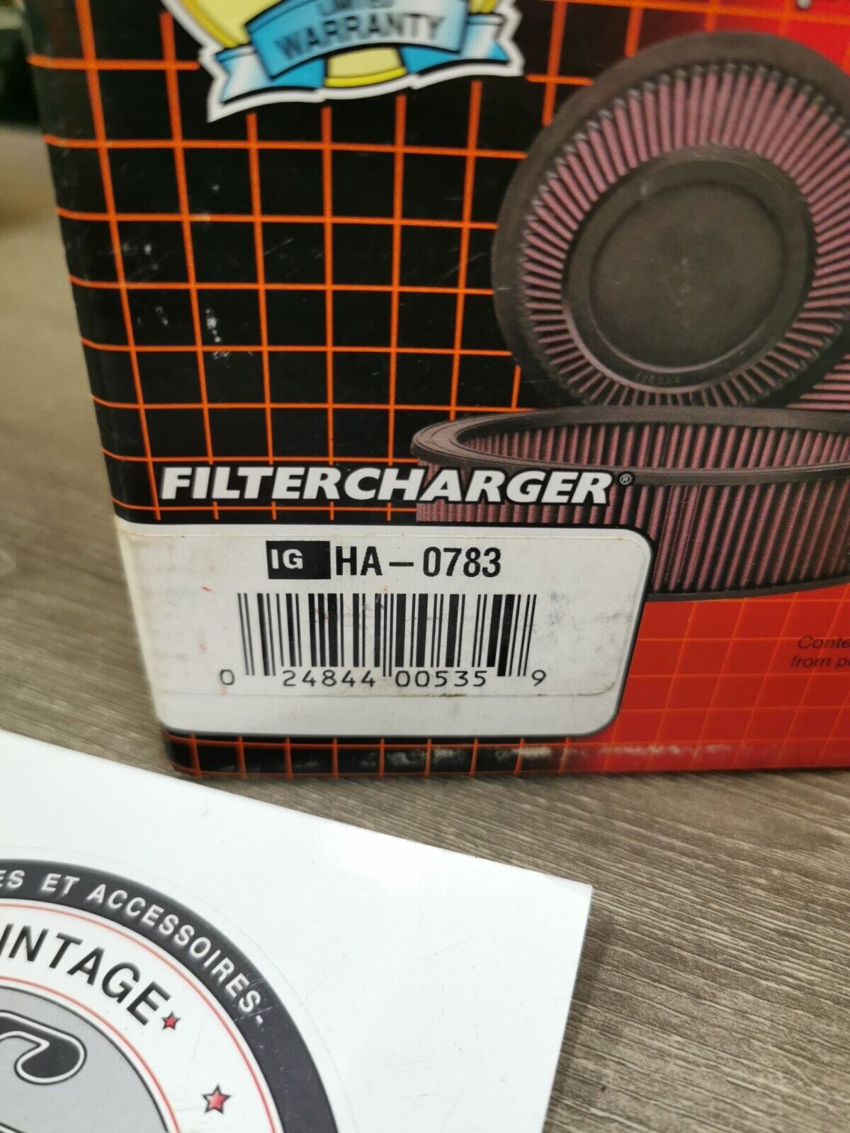 NOS K&N HONDA GL650 CX650 Air Filter HA-0783 J26