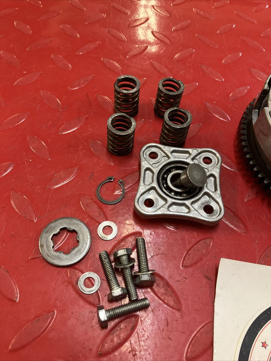 Honda XR80R 1986 clutch basket hub pressure plate 22100-149-000 22121-115-010