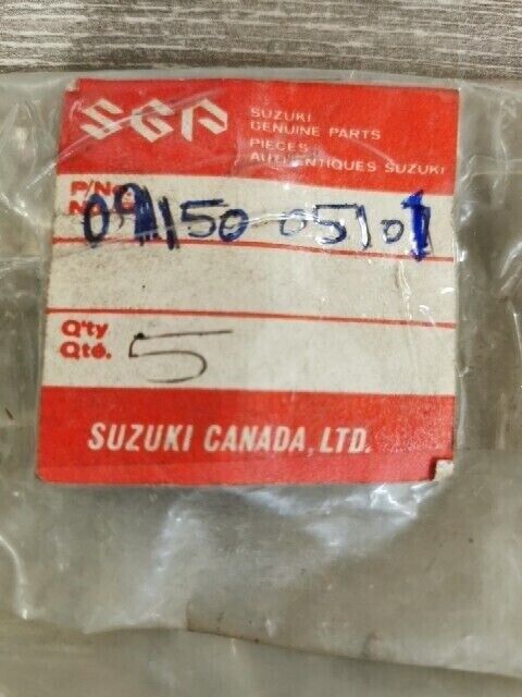 NOS SUZUKI 80K15P 80K10P 80K15 TM75 TS50 TC100 AS100 NUT 09150-05101 S36