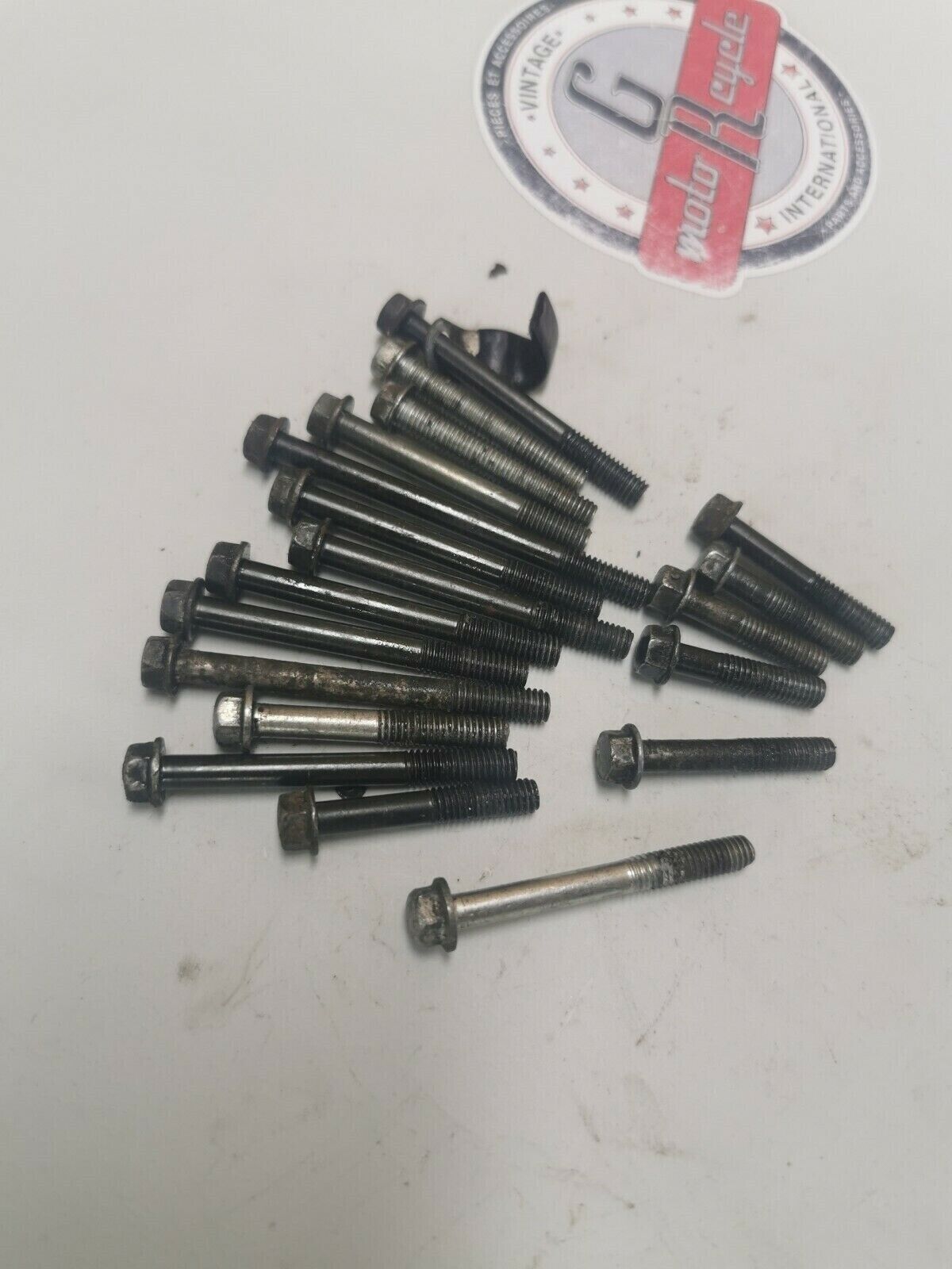 Honda CR80R 1985 motor engine bottom end crankcase and cover bolt hardware