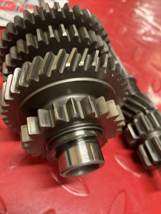 Yamaha LB50 1975 1F1 Chappy 50 transmission assembly mainshaft countershaft gear