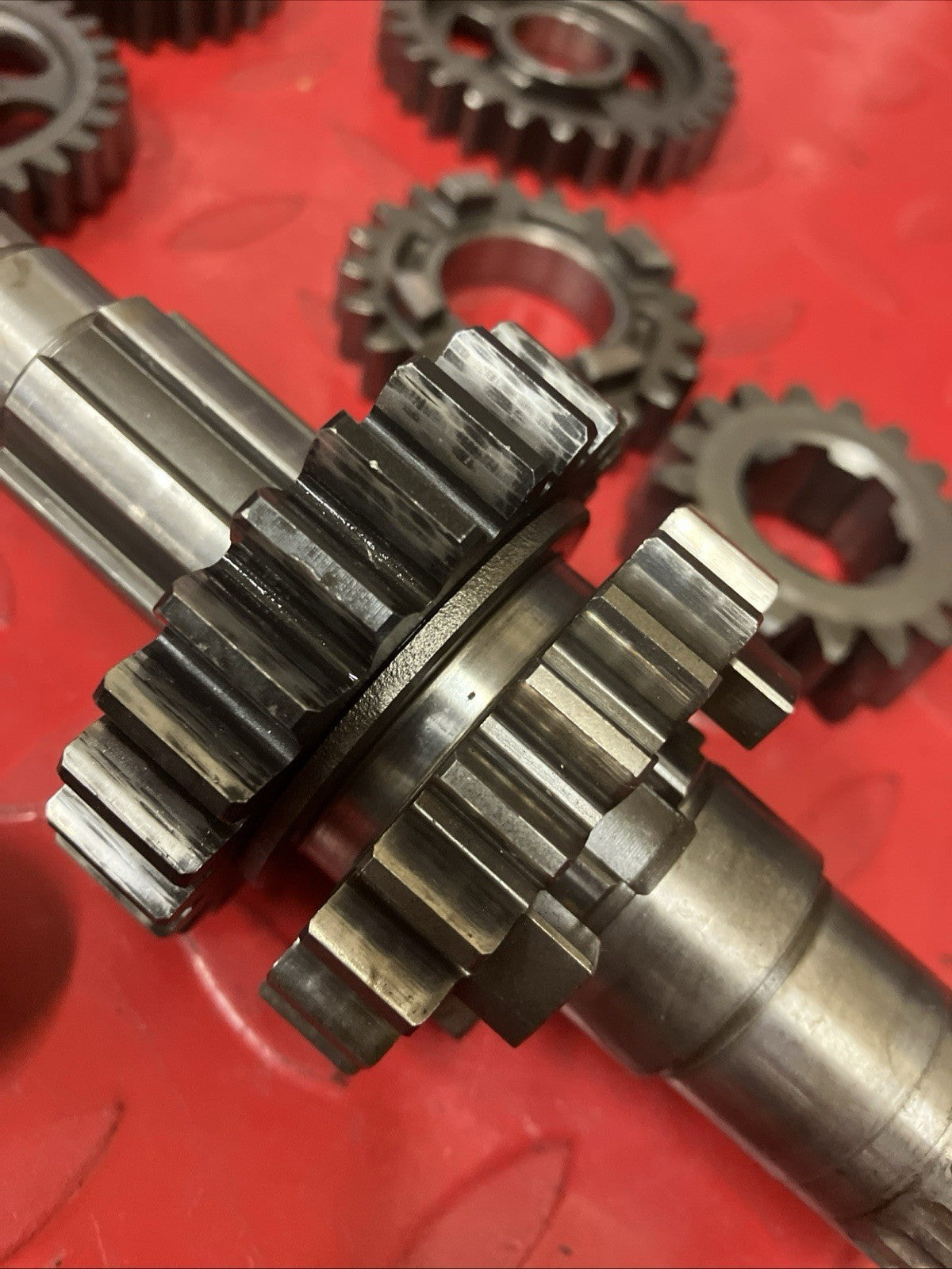 Honda CR250R 1991 Transmission shaft gear incomplete 1988 1989 1990