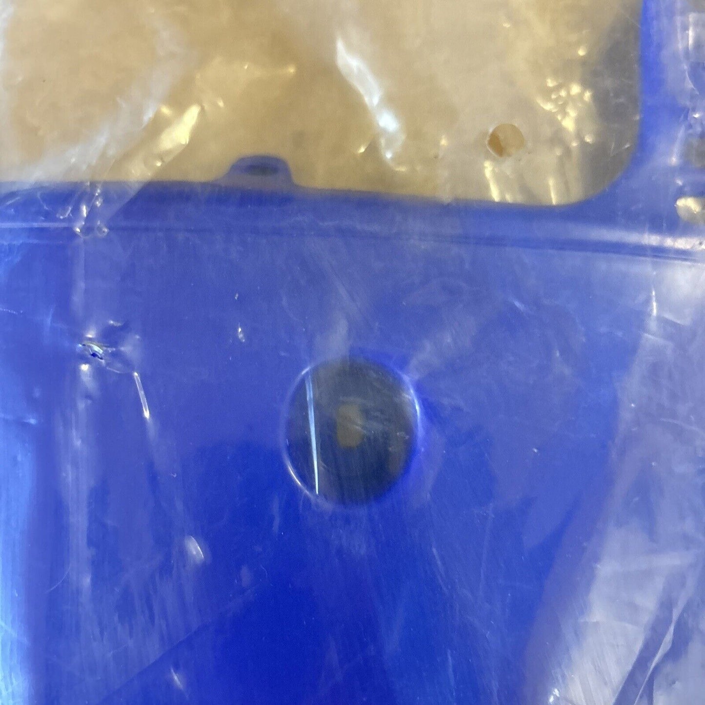 NOS UFO PLAST FRONT NUMBER PLATE REFLEX BLUE YA02853-089