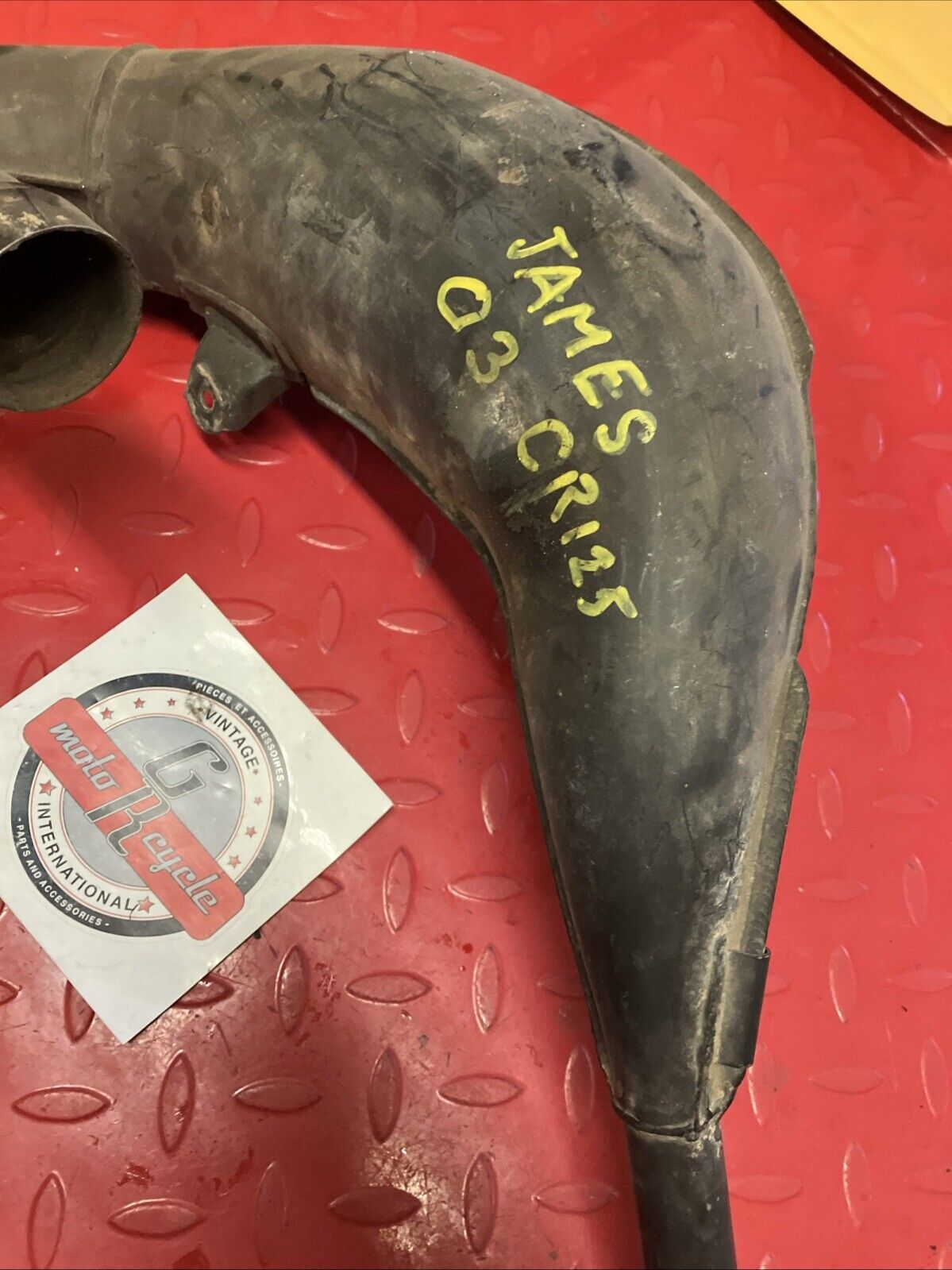 Honda CR125R 2003 Exhaust pipe expansion chamber OEM