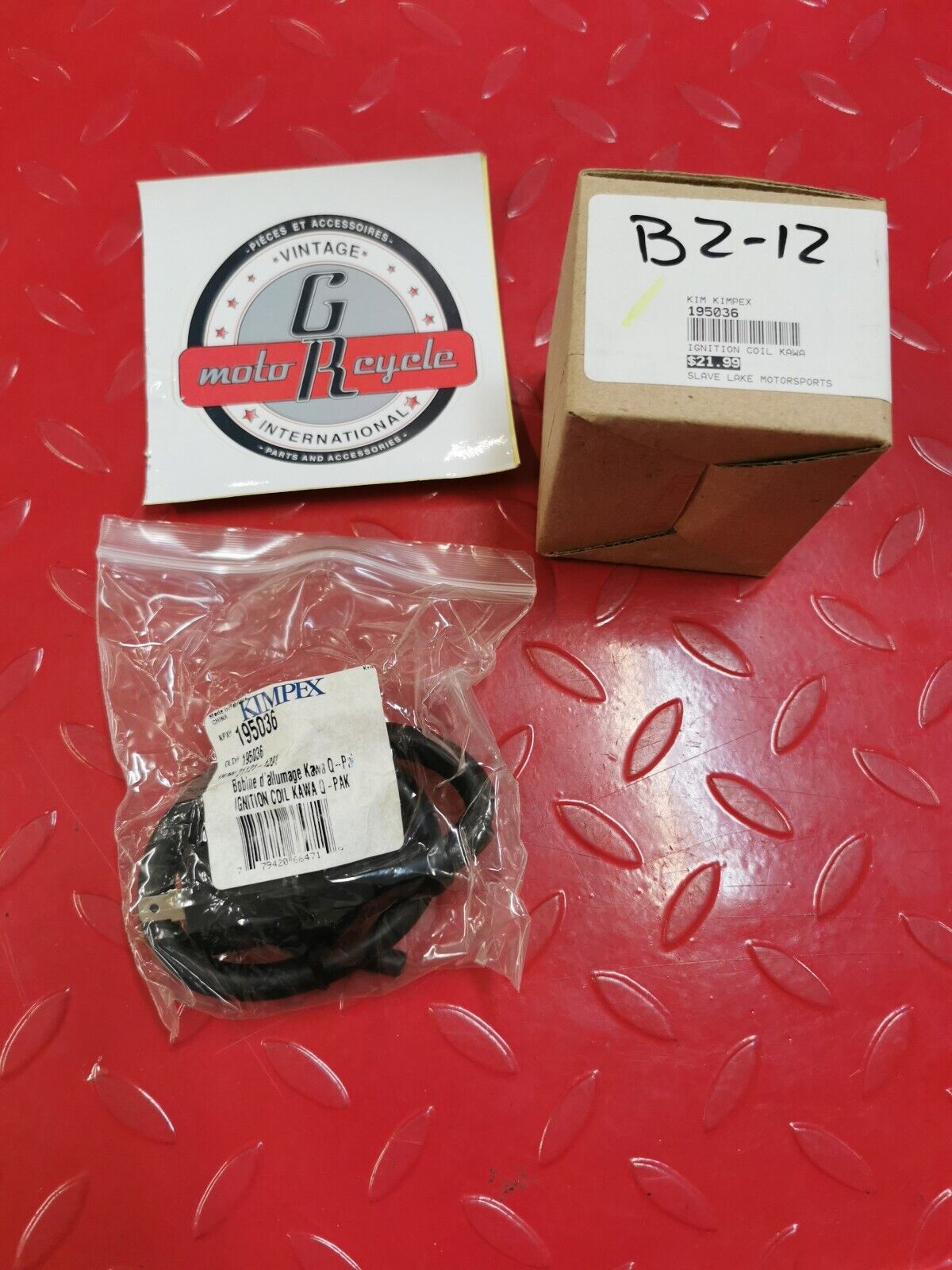 NOS KIMPEX IGNITION COIL 195036 21121-1291 J3