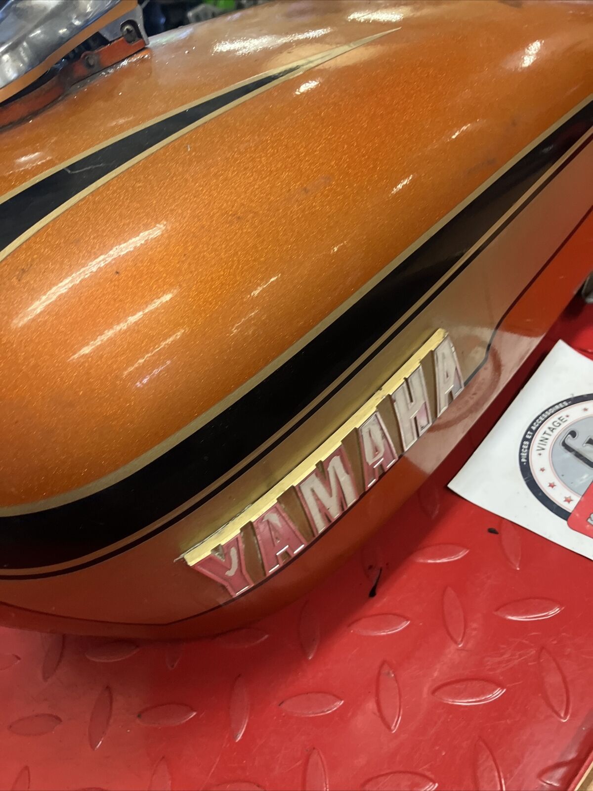 Yamaha TX750 1973 Fuel tank gas petrol reservoir
