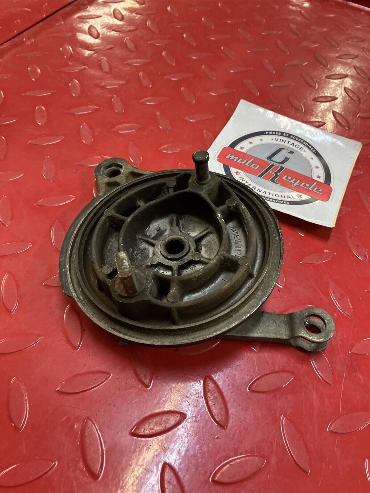 Kawasaki G5 1972 rear brake panel drum plate