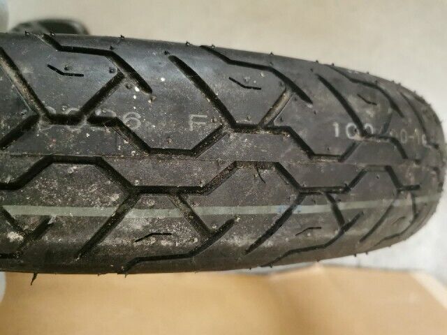 NOS MAXXIS CLASSIC 100/90-19 57H MOTORCYCLE FRONT TIRE WHITE WALL