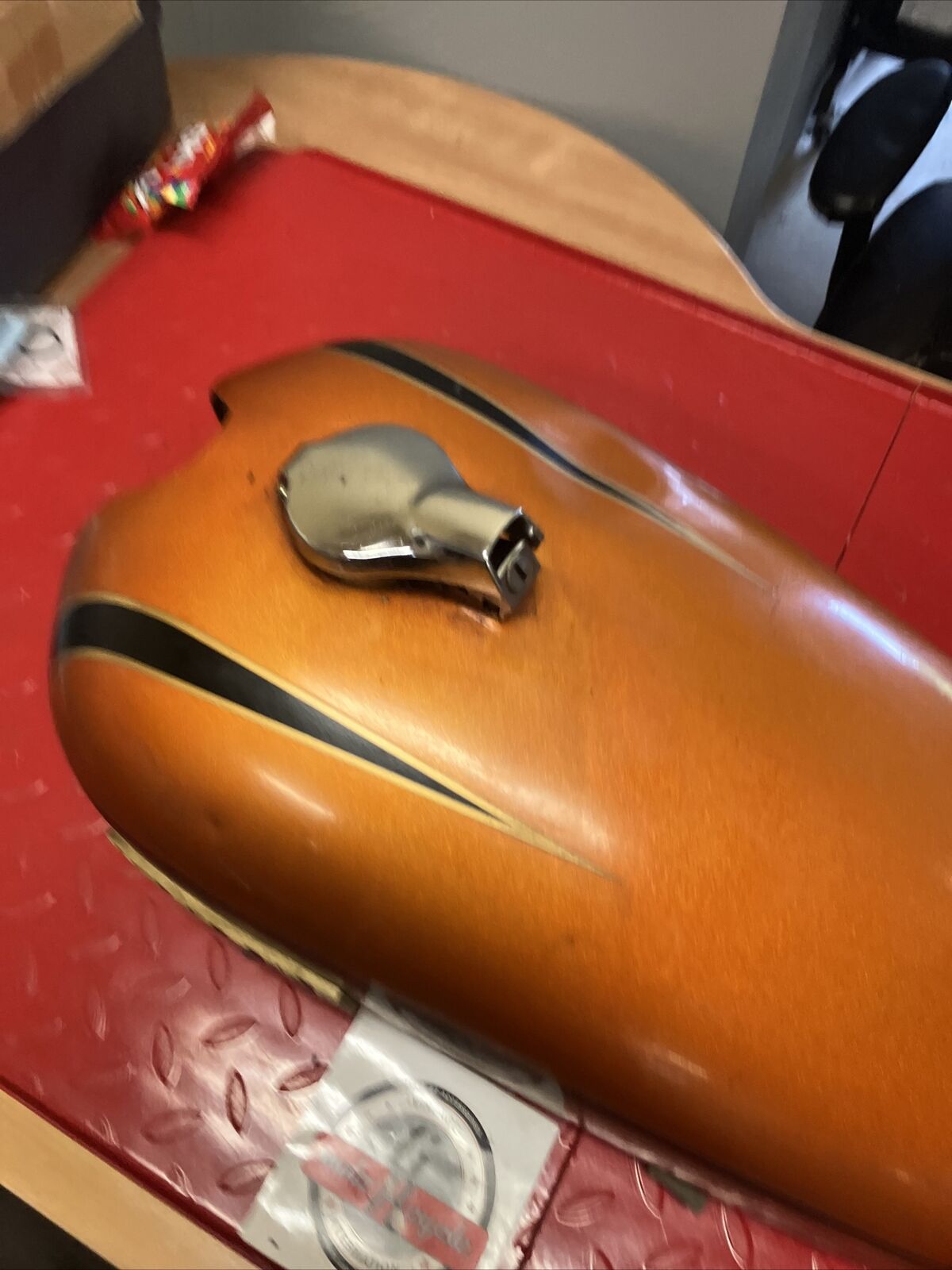 Yamaha TX750 1973 Fuel tank gas petrol reservoir