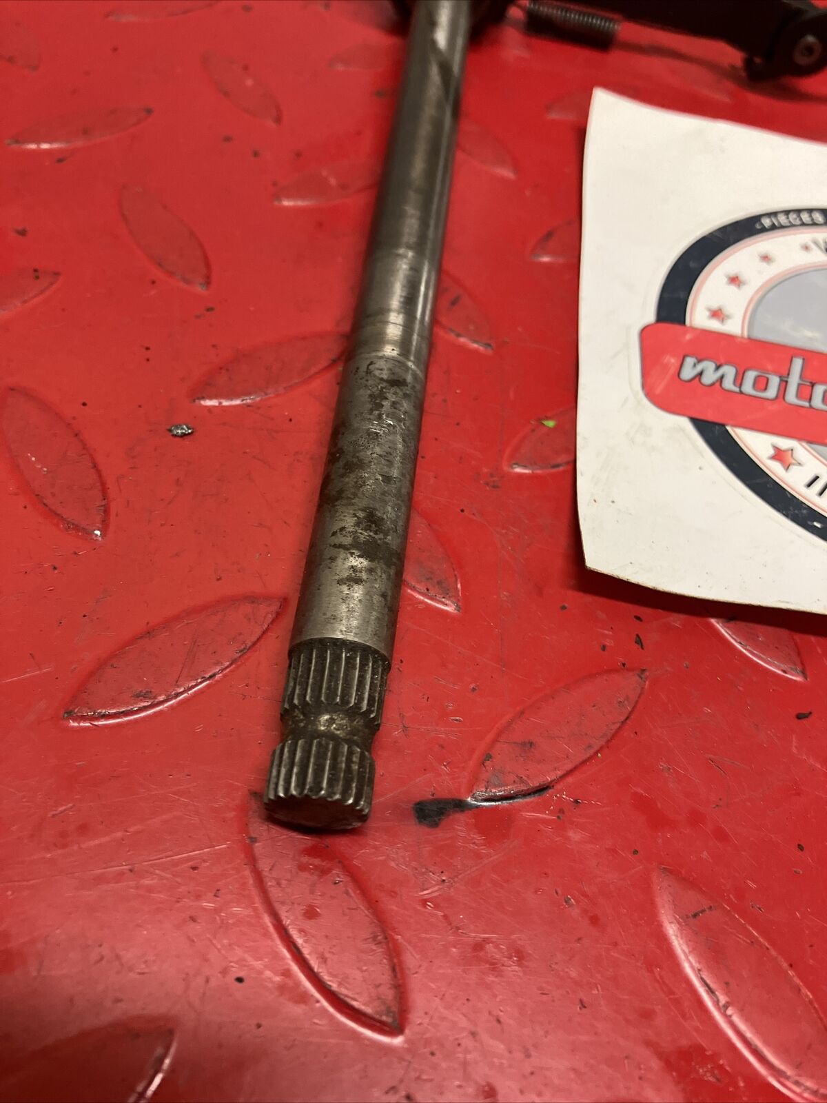 Suzuki RV125 1973 transmission gearshift gear shift shaft TC125