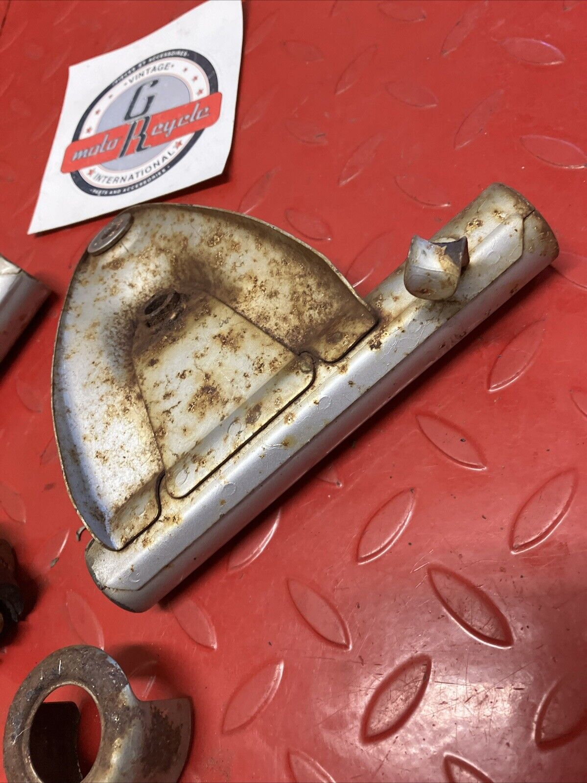 Suzuki RV90 1975 Front fork cover headlight bracket left right