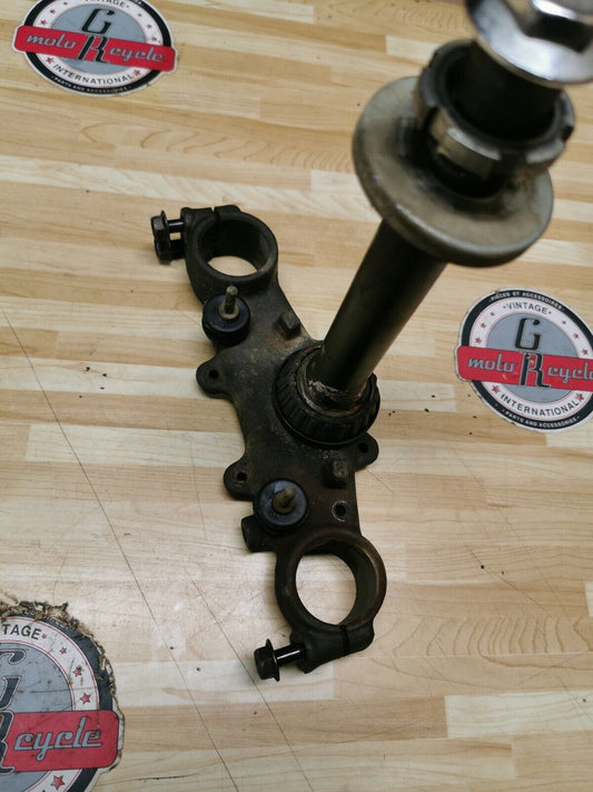 Yamaha TT225 1986 steering stem triple tree clamp lower under bracket 1987