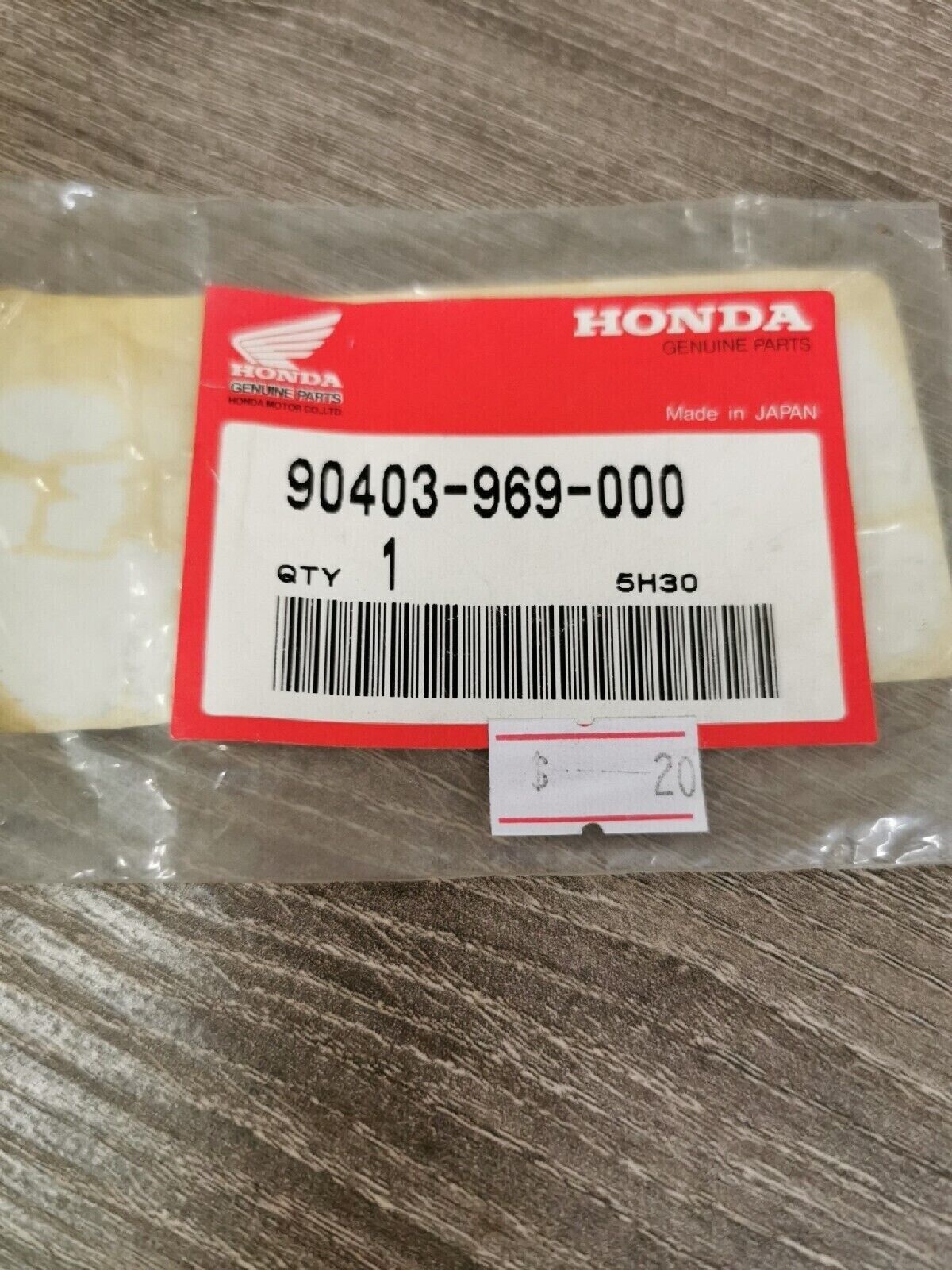 NOS HONDA ATC200ES 1984 WASHER SPECIAL 15MM 90403-969-000 H46