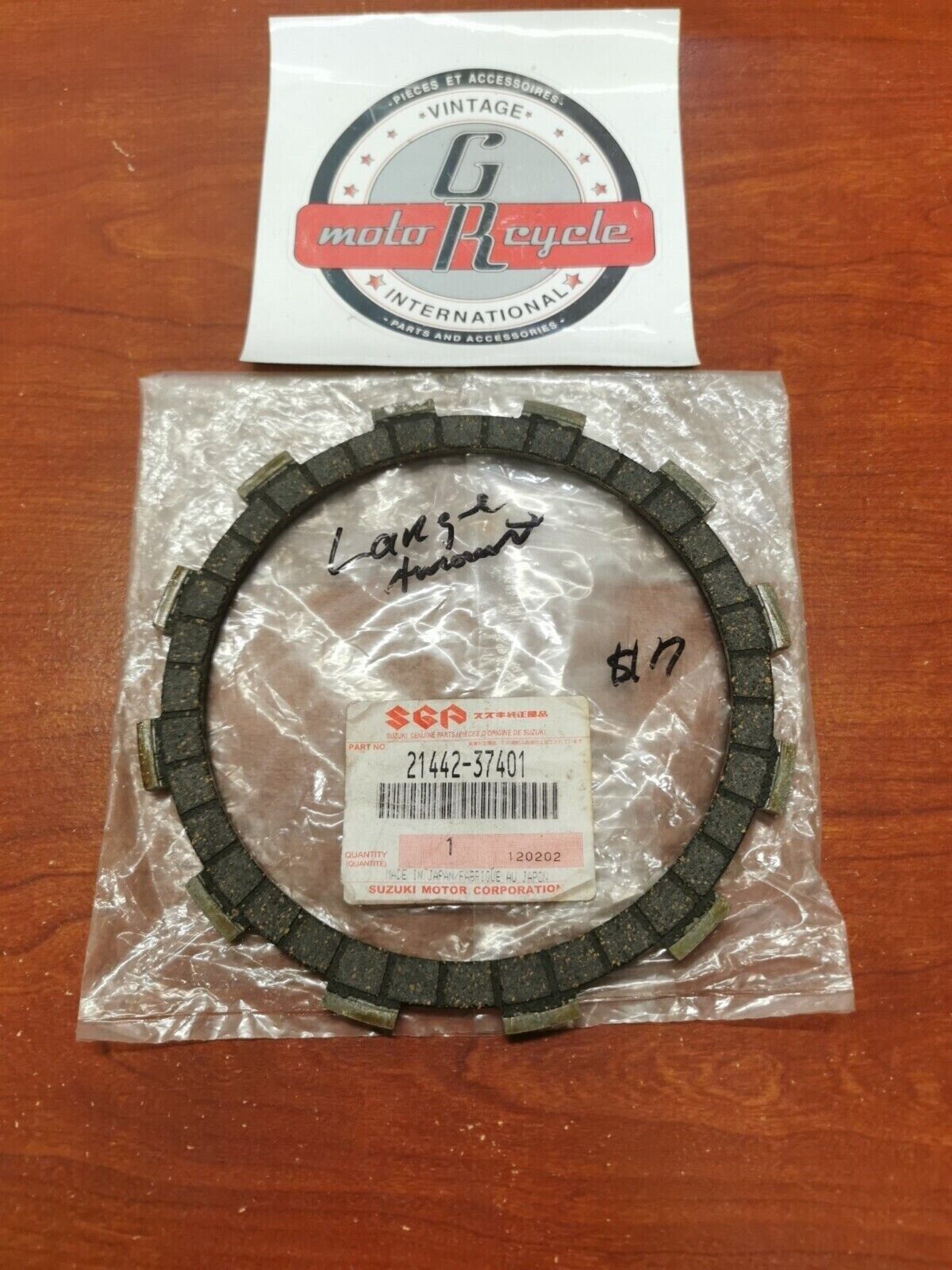 NOS Suzuki GV1400 VL800 LS650 VZ800 CLUTCH DRIVE PLATE 21442-37401 S21