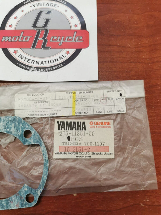 NOS Yamaha 1978 - 1980 1982 YZ80 CYLINDER BASE GASKET 2J5-11351-01-00 Y75