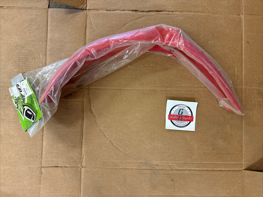 NOS UFO PLAST  50 - 80 CC CROSS ENDURO FRONT FENDER RED PA01005-061