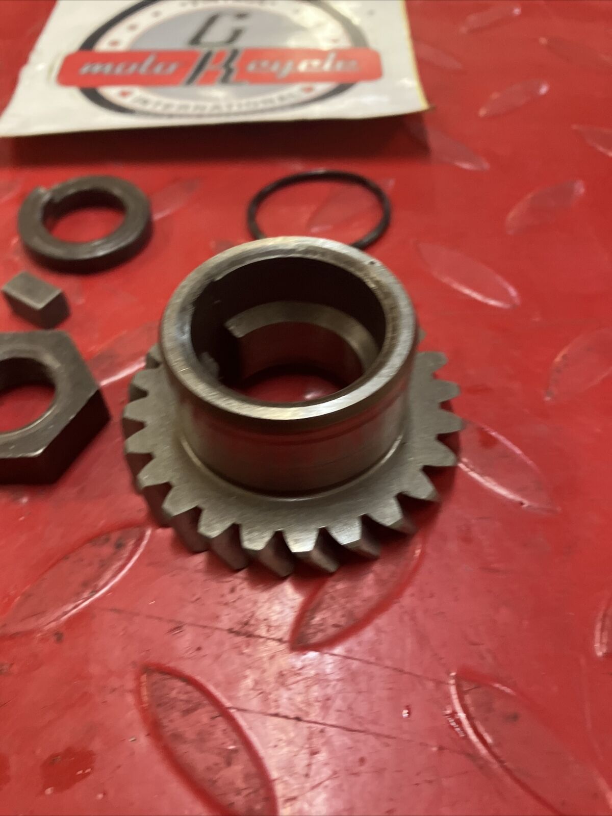 Yamaha IT250 1981 crankshaft crank shaft primary drive gear 1982 YZ250 1980