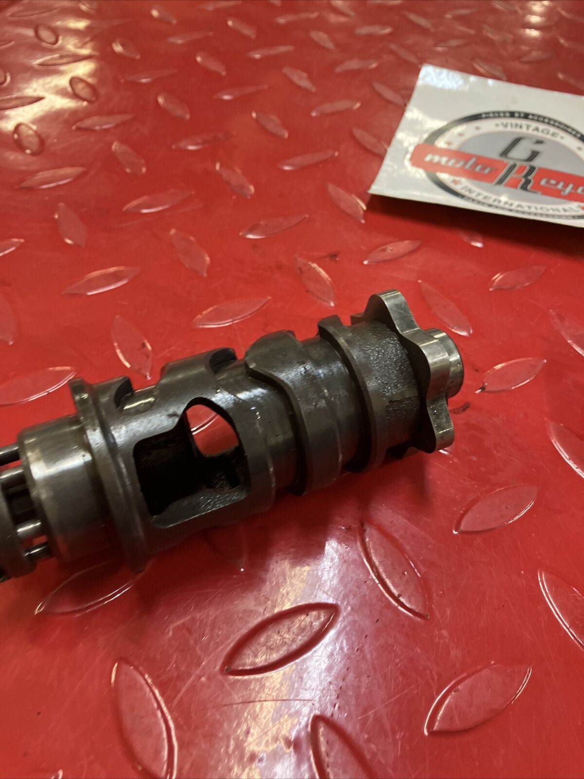 Yamaha YZ400 1977 transmission gearshift gear shift drum cam assy