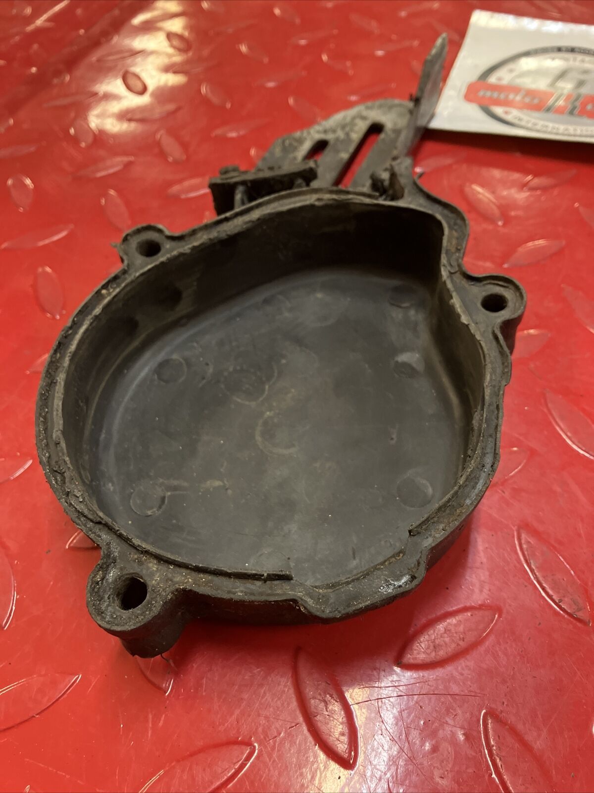 Honda CR80R 1990 Left side crankcase cover stator chain guard 1983 - 1995