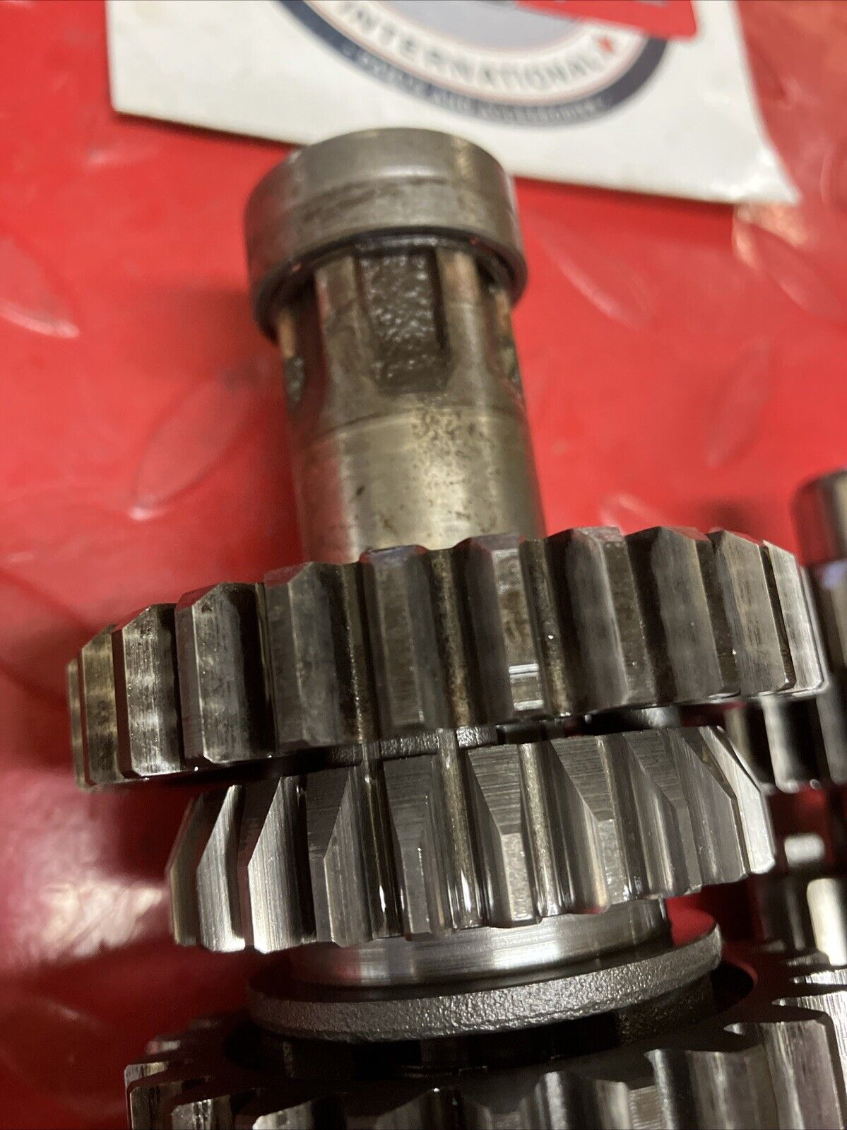 Kawasaki KDX200 1986 transmission tranny mainshaft countershaft 13127-1132 2