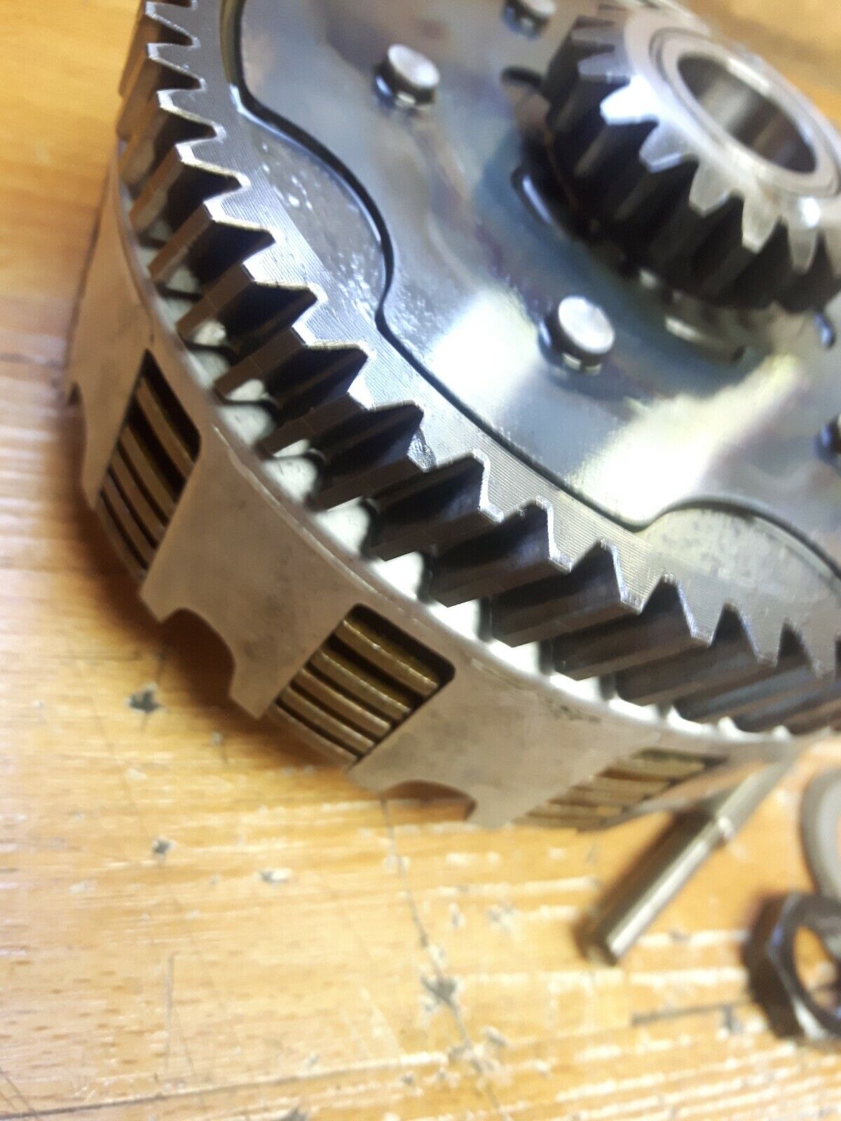 Kawasaki KLX125L 2003 complete clutch basket hub pressure plate 2004 2005 2006