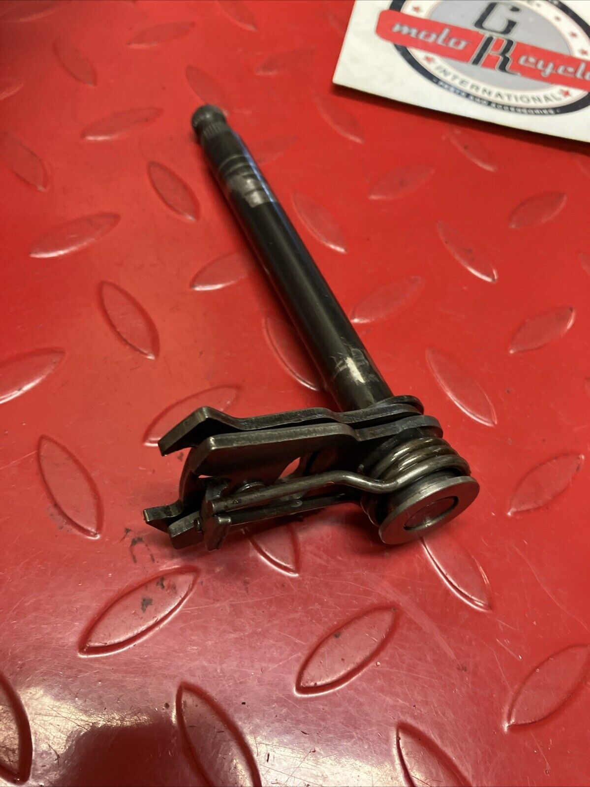 Kawasaki KDX200 1986 Transmission gearshift gear shift shaft spindle 1987