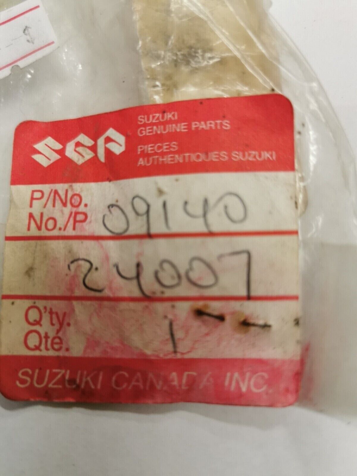 NOS SUZUKI GS650GL GS750 GS1000 NUT 09140-24007 S29